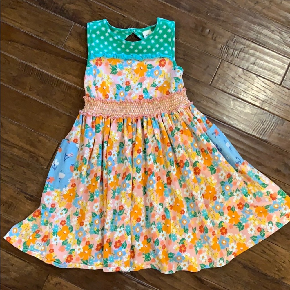 Wild Flowers Little Girl Dress